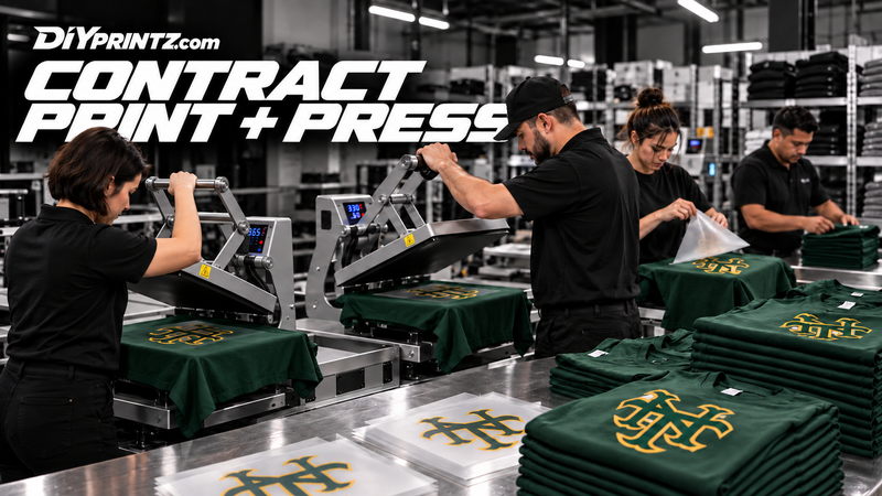 Contract DTF Print + Press: Your Production Partner for Apparel Resale