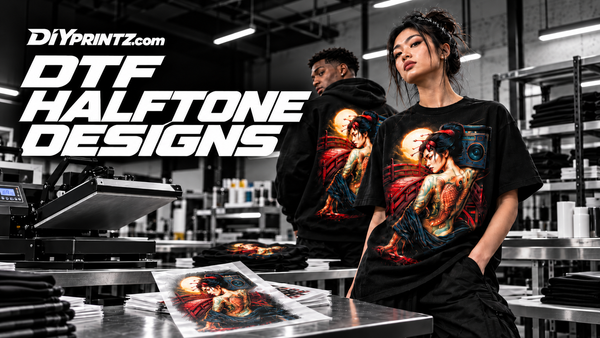 DTF Halftone Designs: Bold Prints, Softer Feel, DIY Printz Quality