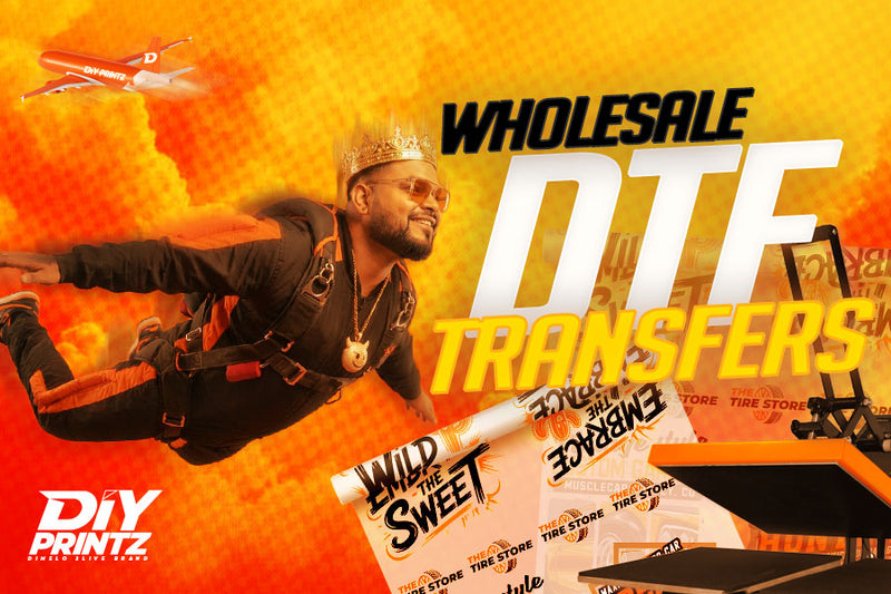 Wholesale DTF transfers for screen printers—full color heat press prints