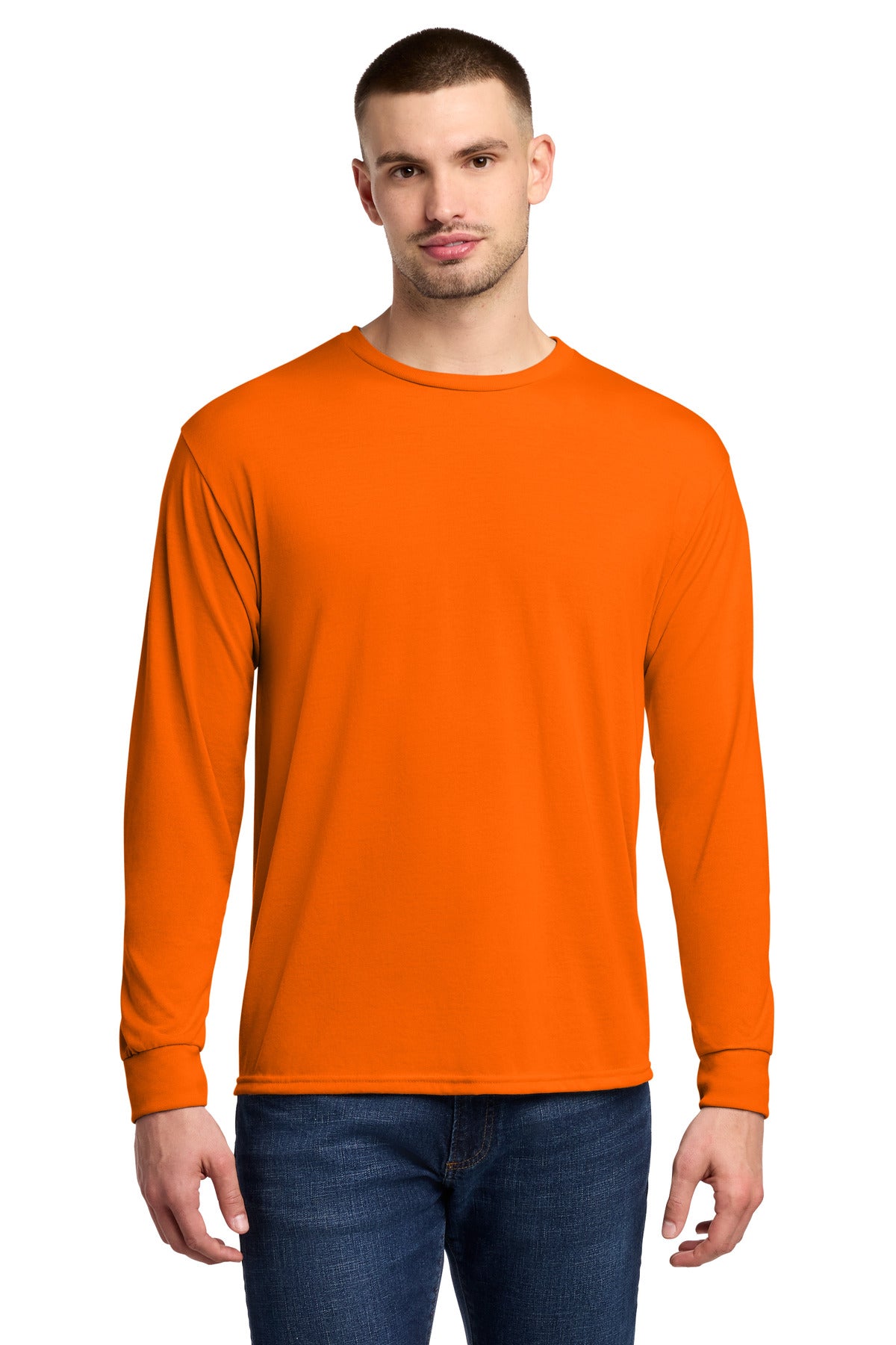 Jerzees Dri-Power 100% Polyester Long Sleeve T-Shirt 21LS
