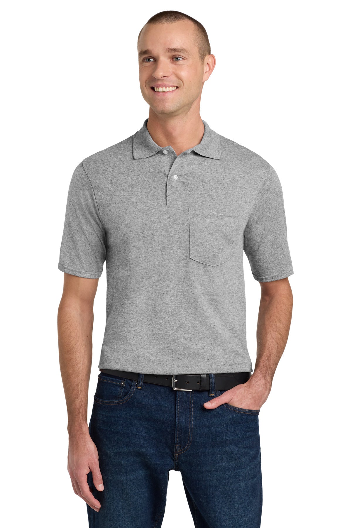 Jerzees Dri-Power Pocket Sport Shirt. 436MP