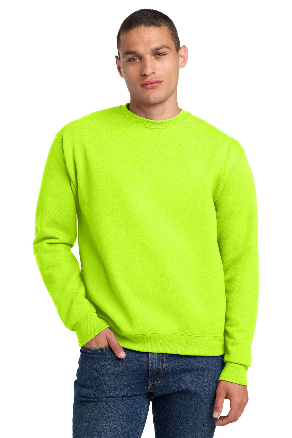 Jerzees Super Sweats NuBlend - Crewneck Sweatshirt.  4662M