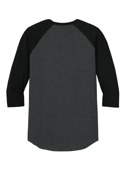 Jerzees Unisex Premium Blend Combed Ring Spun 3/4-Sleeve Raglan 560R