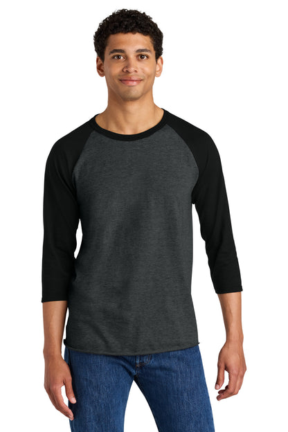 Jerzees Unisex Premium Blend Combed Ring Spun 3/4-Sleeve Raglan 560R