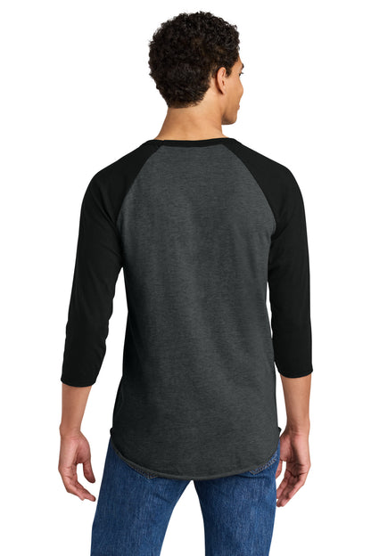 Jerzees Unisex Premium Blend Combed Ring Spun 3/4-Sleeve Raglan 560R