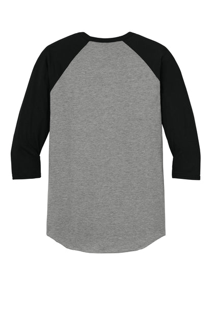 Jerzees Unisex Premium Blend Combed Ring Spun 3/4-Sleeve Raglan 560R
