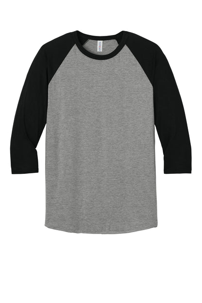 Jerzees Unisex Premium Blend Combed Ring Spun 3/4-Sleeve Raglan 560R