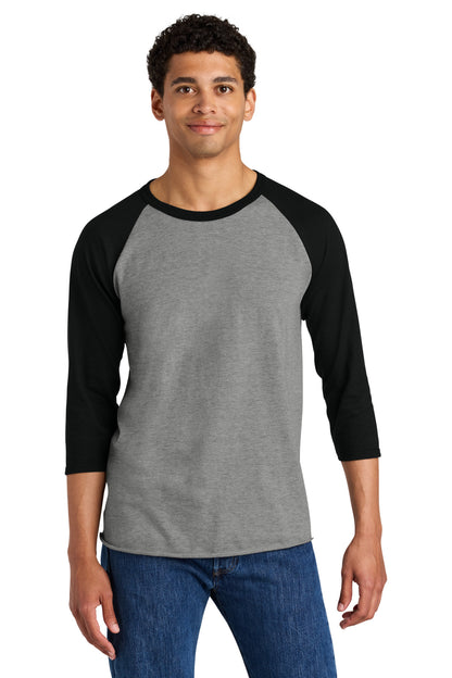 Jerzees Unisex Premium Blend Combed Ring Spun 3/4-Sleeve Raglan 560R
