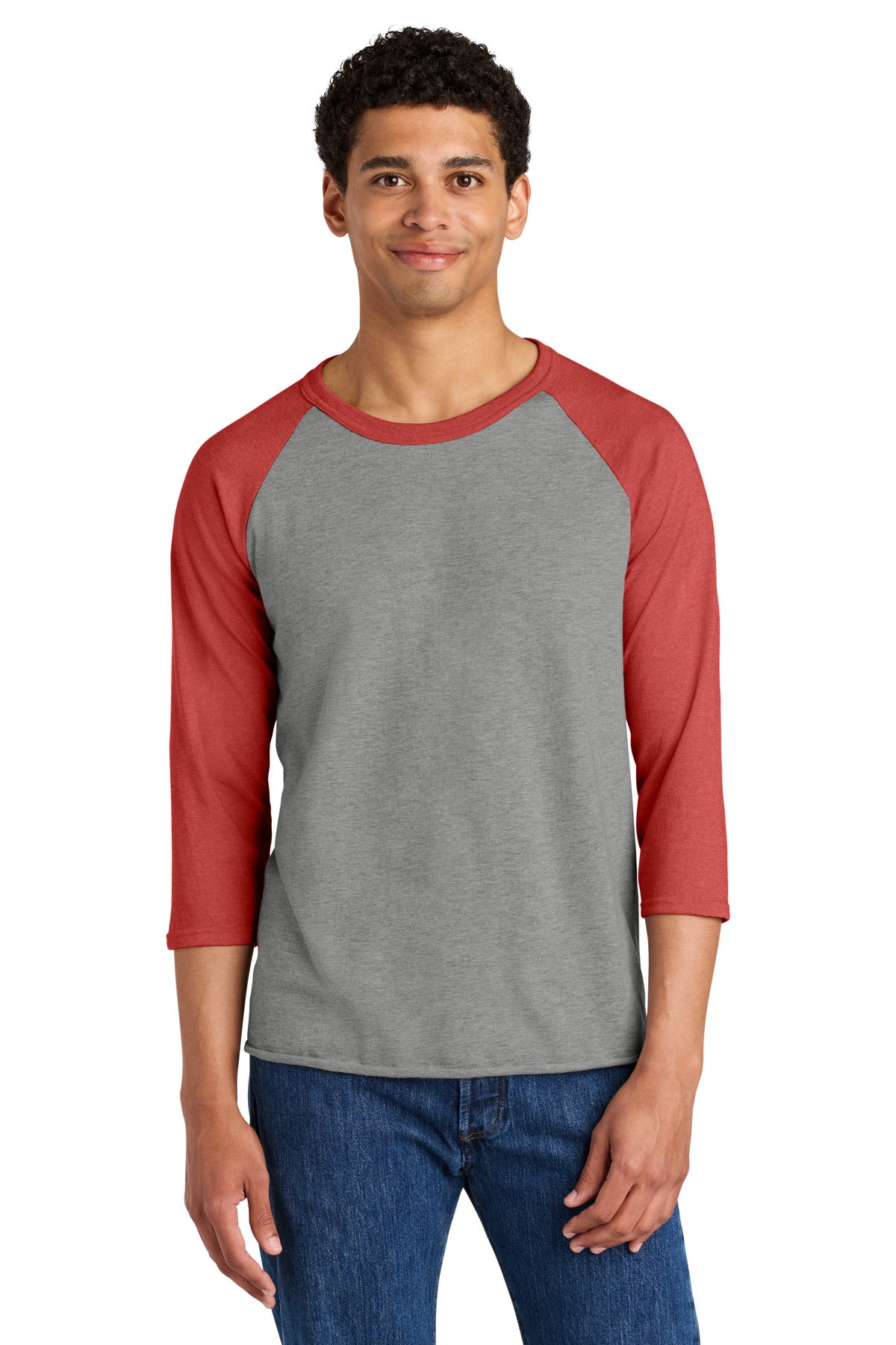 Jerzees Unisex Premium Blend Combed Ring Spun 3/4-Sleeve Raglan 560R