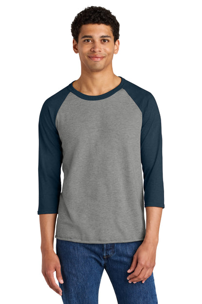 Jerzees Unisex Premium Blend Combed Ring Spun 3/4-Sleeve Raglan 560R