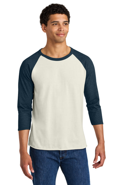 Jerzees Unisex Premium Blend Combed Ring Spun 3/4-Sleeve Raglan 560R