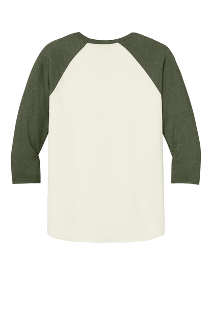 Jerzees Unisex Premium Blend Combed Ring Spun 3/4-Sleeve Raglan 560R