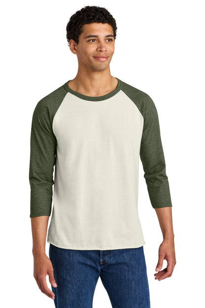 Jerzees Unisex Premium Blend Combed Ring Spun 3/4-Sleeve Raglan 560R