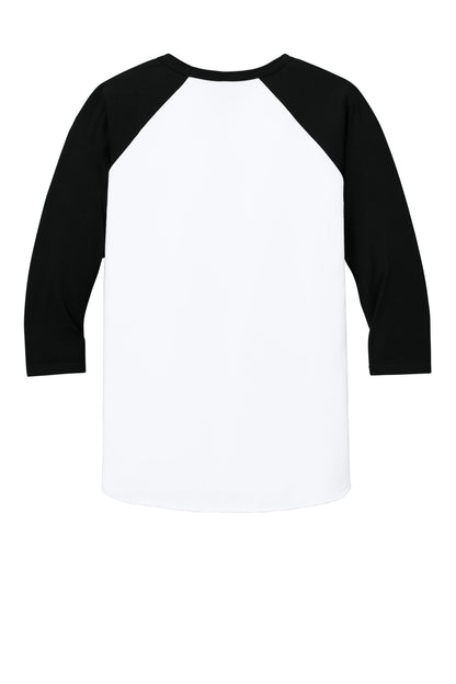 Jerzees Unisex Premium Blend Combed Ring Spun 3/4-Sleeve Raglan 560R