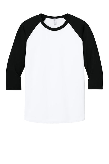 Jerzees Unisex Premium Blend Combed Ring Spun 3/4-Sleeve Raglan 560R