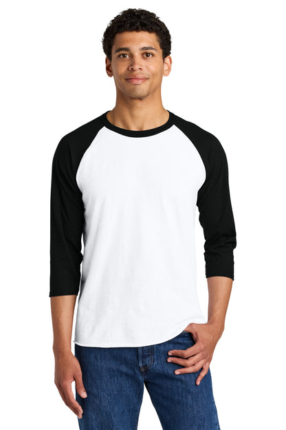Jerzees Unisex Premium Blend Combed Ring Spun 3/4-Sleeve Raglan 560R