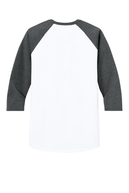 Jerzees Unisex Premium Blend Combed Ring Spun 3/4-Sleeve Raglan 560R