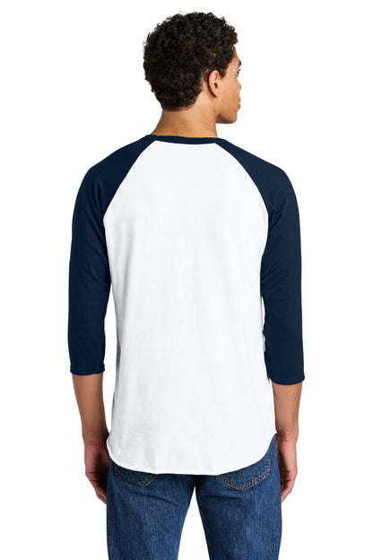 Jerzees Unisex Premium Blend Combed Ring Spun 3/4-Sleeve Raglan 560R