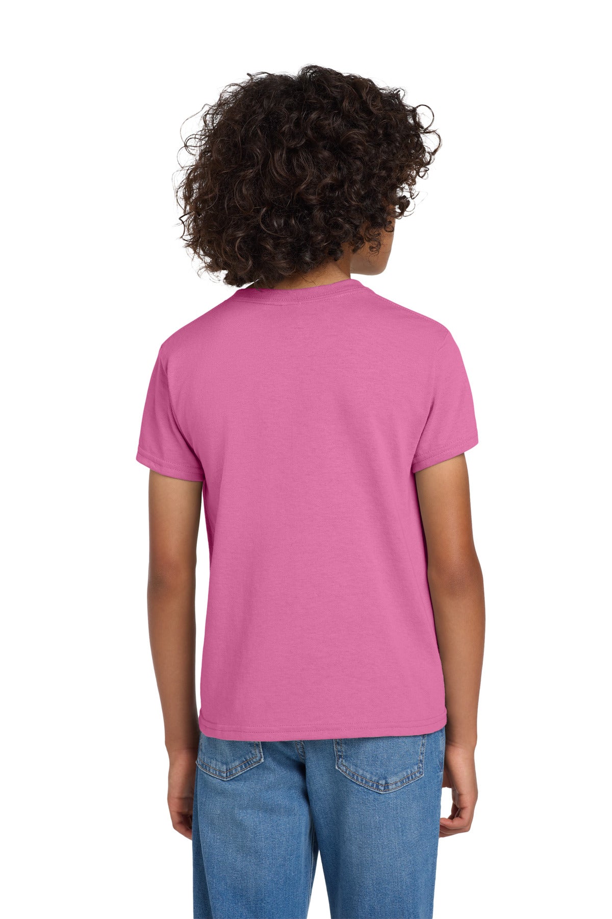 Gildan Youth DryBlend 50 Cotton/50 Poly T-Shirt.  8000B