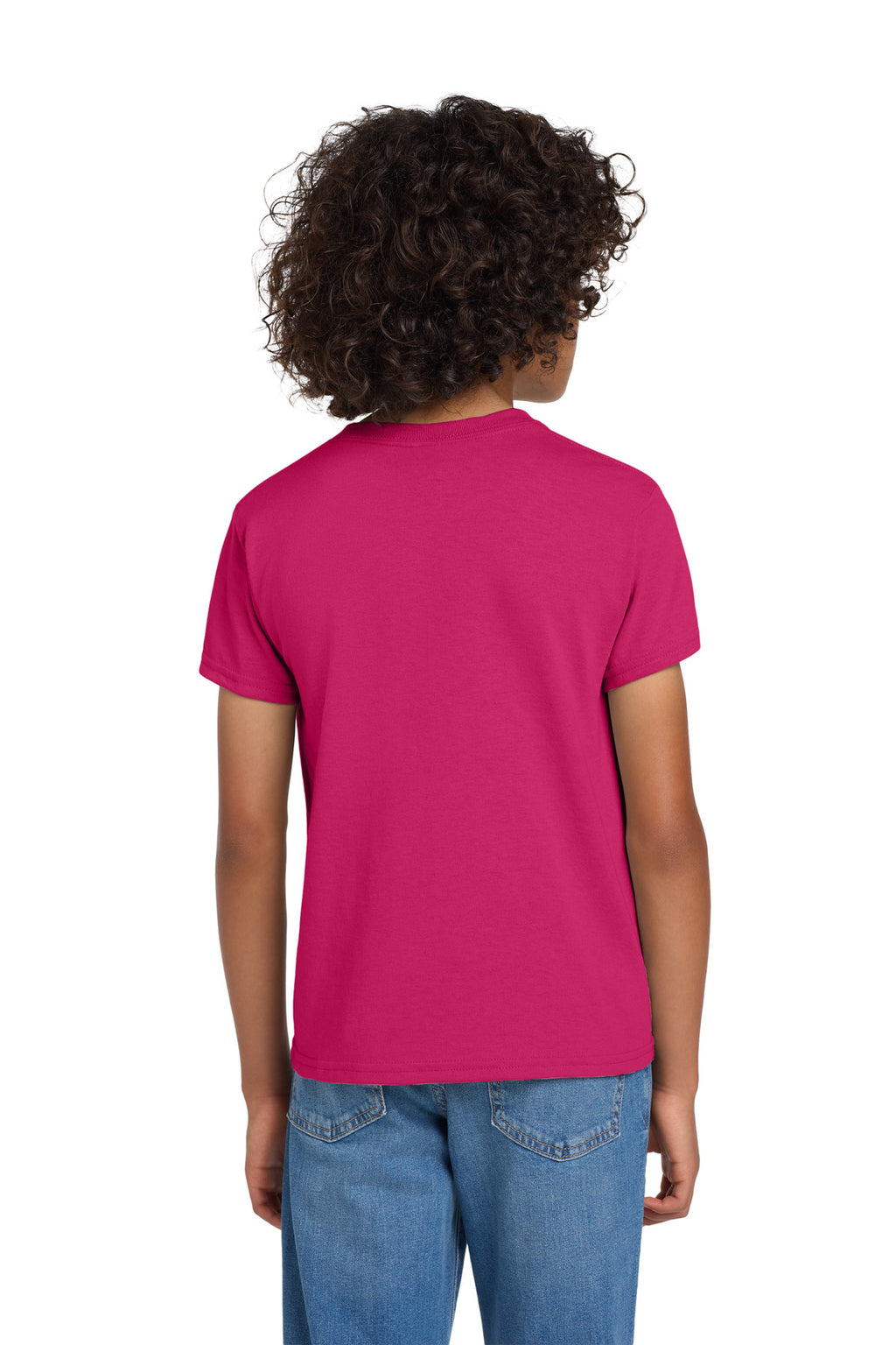 Gildan Youth DryBlend 50 Cotton/50 Poly T-Shirt.  8000B