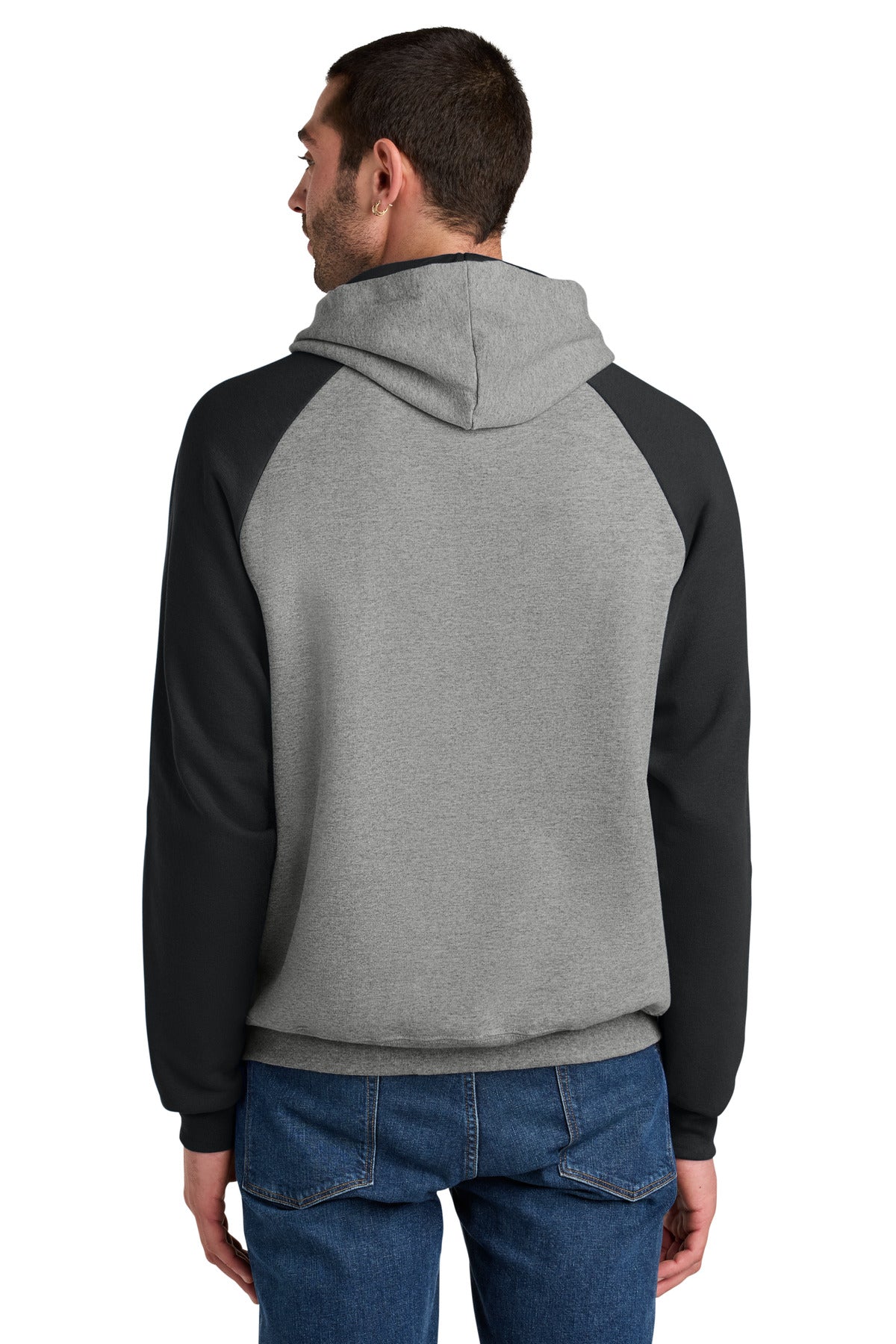 Jerzees Unisex NuBlend Colorblock Raglan Hoodie Sweatshirt 96C