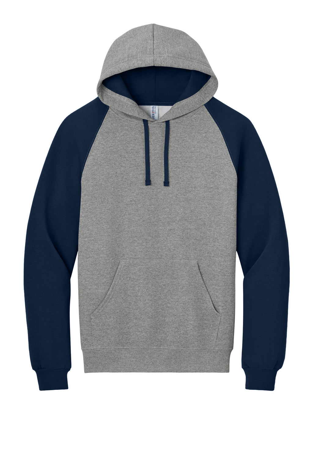 Jerzees Unisex NuBlend Colorblock Raglan Hoodie Sweatshirt 96C