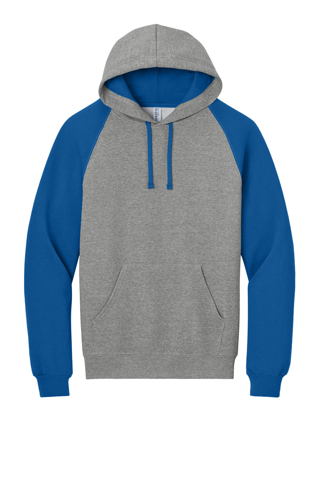 Jerzees Unisex NuBlend Colorblock Raglan Hoodie Sweatshirt 96C