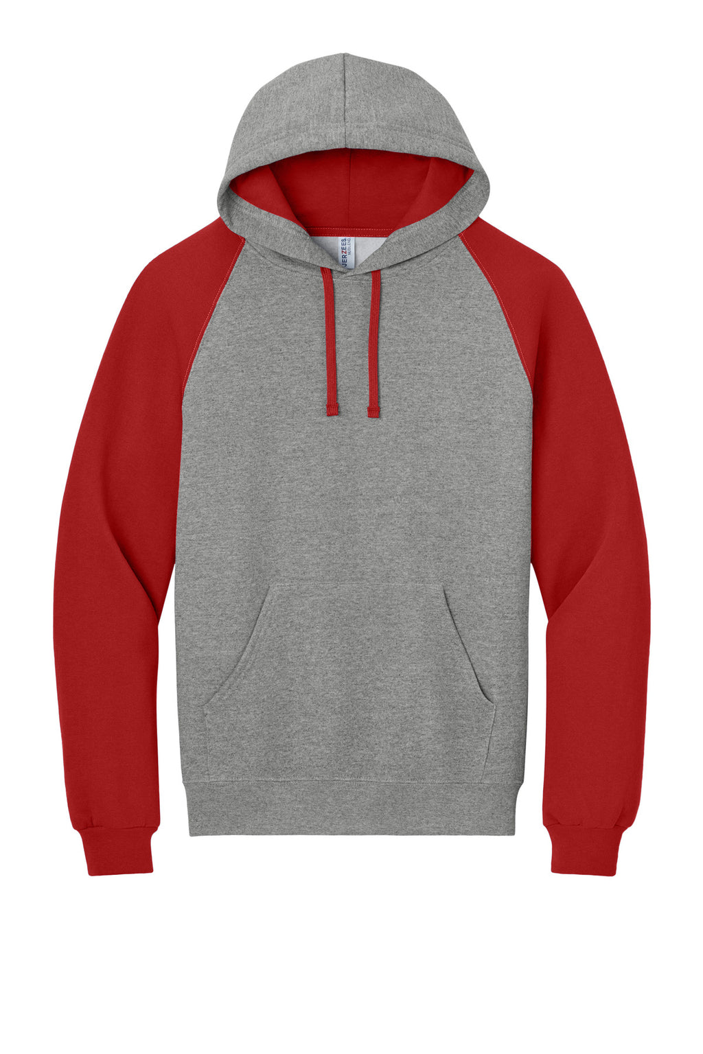 Jerzees Unisex NuBlend Colorblock Raglan Hoodie Sweatshirt 96C