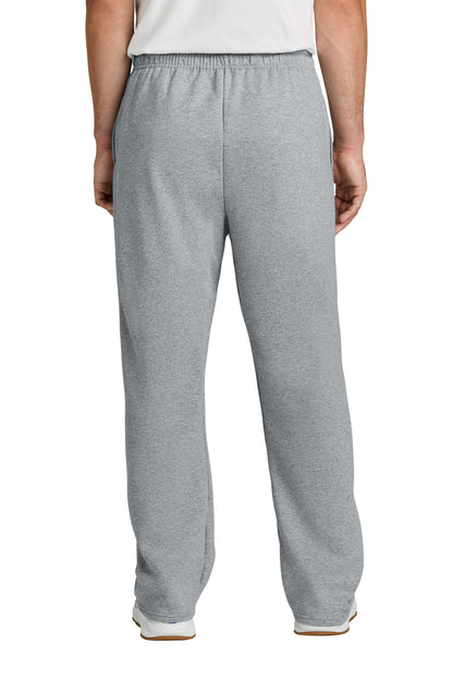 Jerzees NuBlend Open Bottom Pant with Pockets. 974MP
