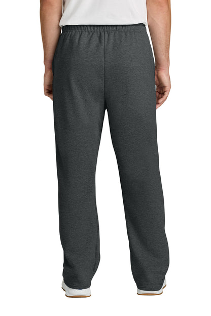 Jerzees NuBlend Open Bottom Pant with Pockets. 974MP