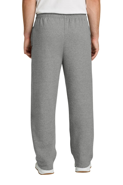 Jerzees NuBlend Open Bottom Pant with Pockets. 974MP
