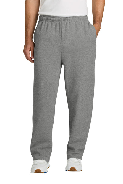 Jerzees NuBlend Open Bottom Pant with Pockets. 974MP