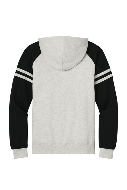 Jerzees Unisex NuBlend Varsity Colorblock Hooded Sweatshirt 97C
