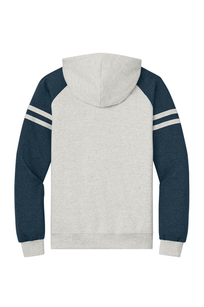 Jerzees Unisex NuBlend Varsity Colorblock Hooded Sweatshirt 97C