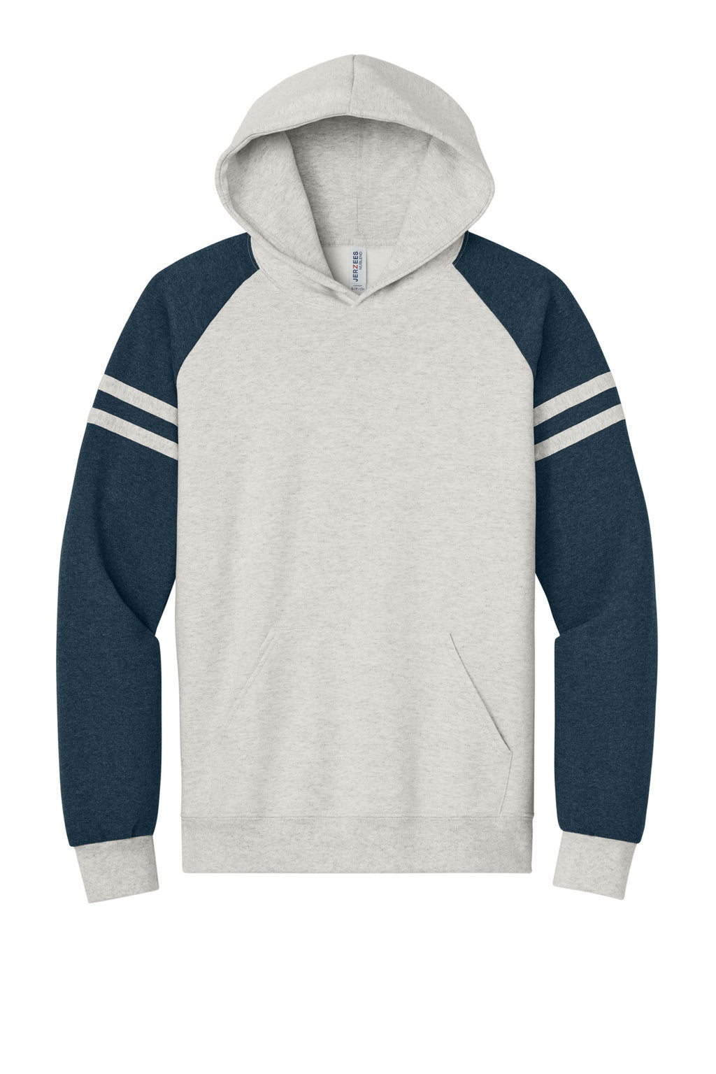 Jerzees Unisex NuBlend Varsity Colorblock Hooded Sweatshirt 97C