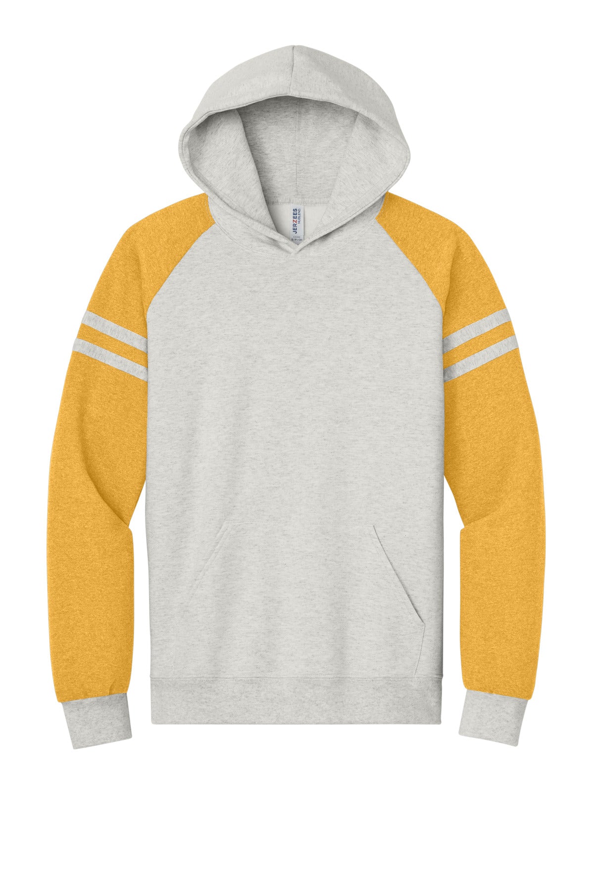 Jerzees Unisex NuBlend Varsity Colorblock Hooded Sweatshirt 97C