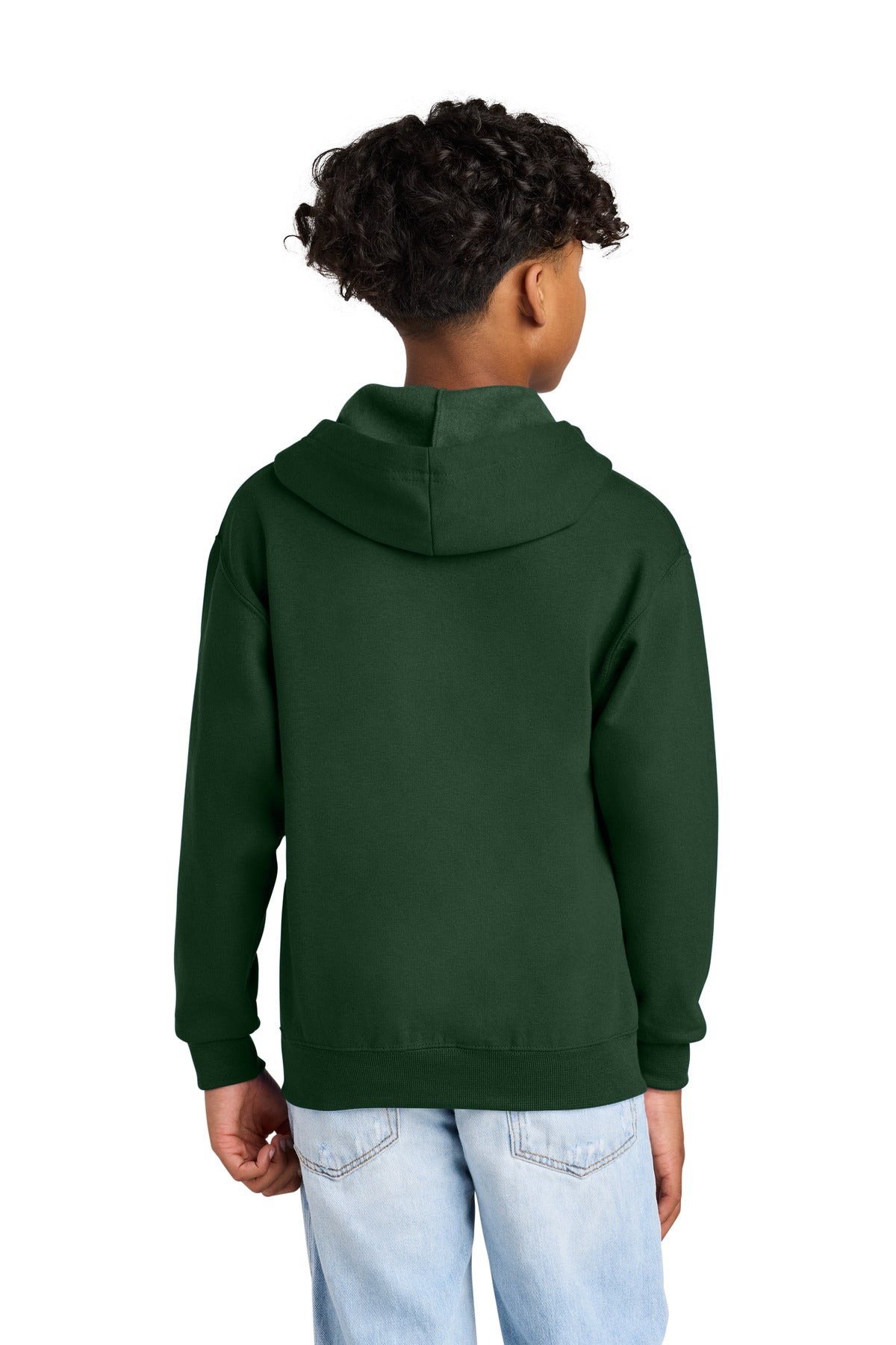 Jerzees - Youth NuBlend Full-Zip Hooded Sweatshirt.  993B