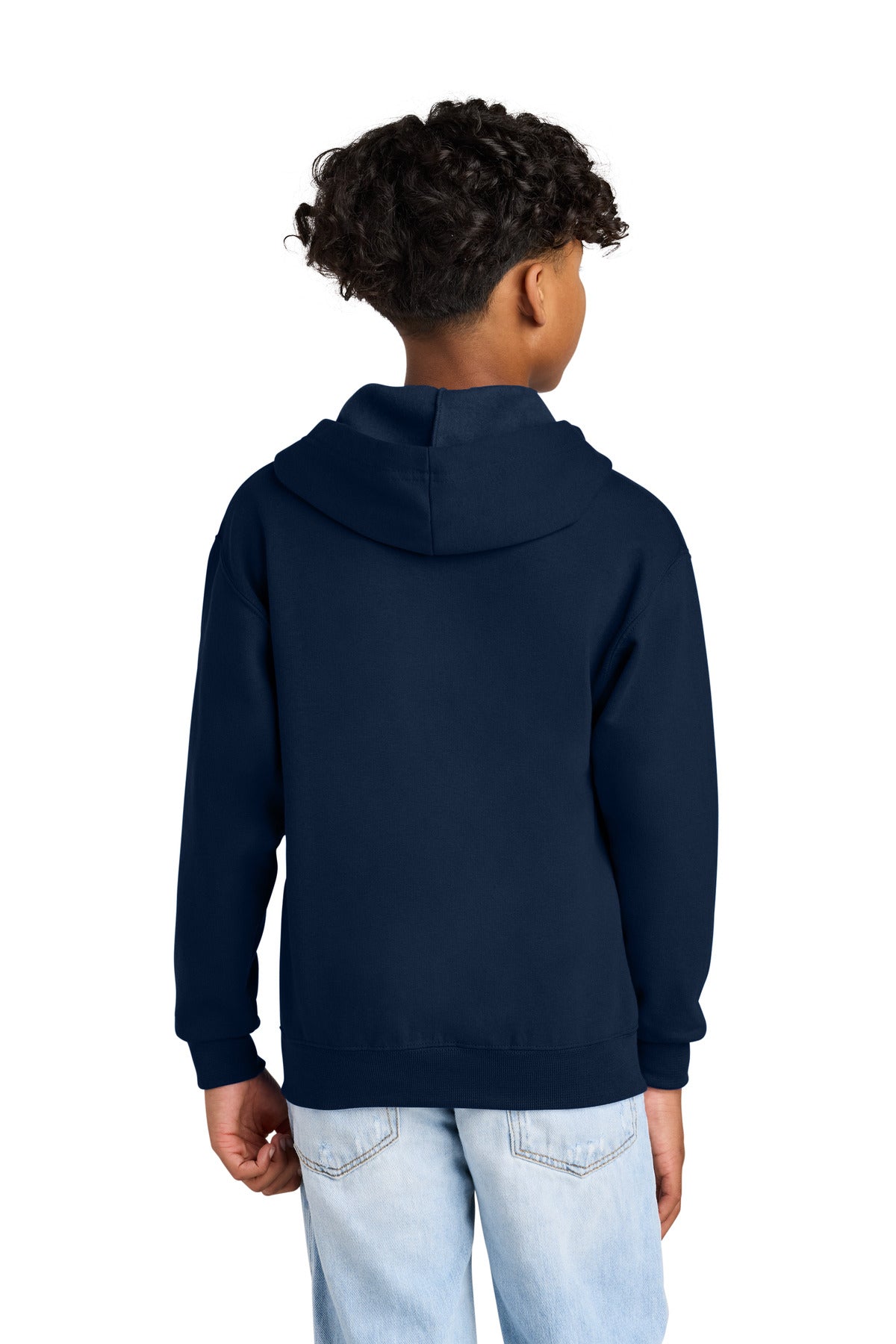 Jerzees - Youth NuBlend Full-Zip Hooded Sweatshirt.  993B