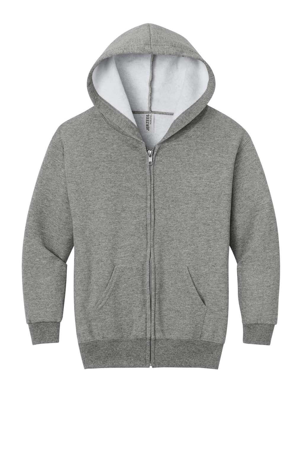 Jerzees - Youth NuBlend Full-Zip Hooded Sweatshirt.  993B