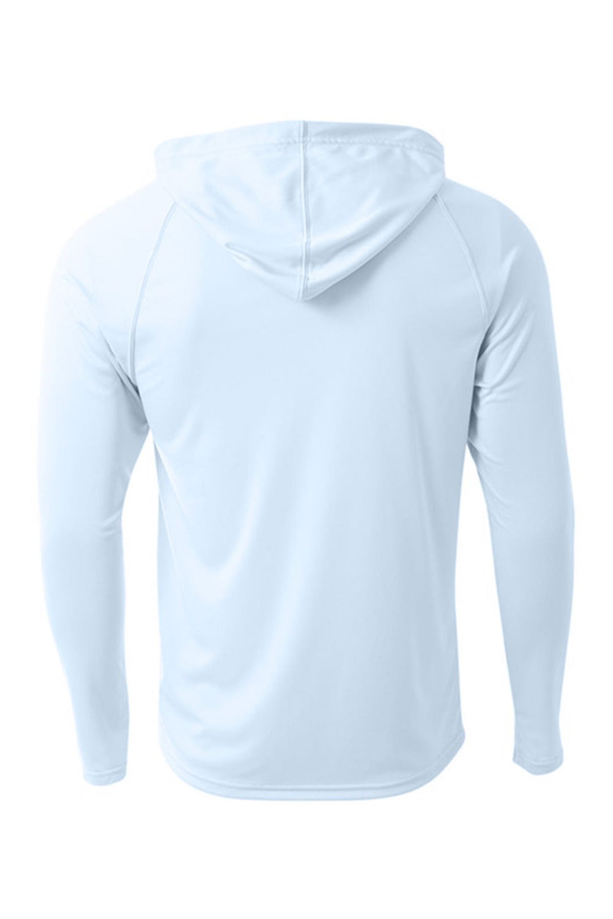 front chest area close up on a4 cooling performance hooded tee a4n3409 – diy printz