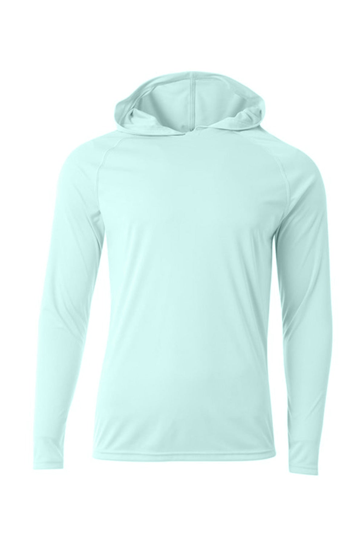 gym training scene featuring a4 cooling performance hooded tee – diy printz