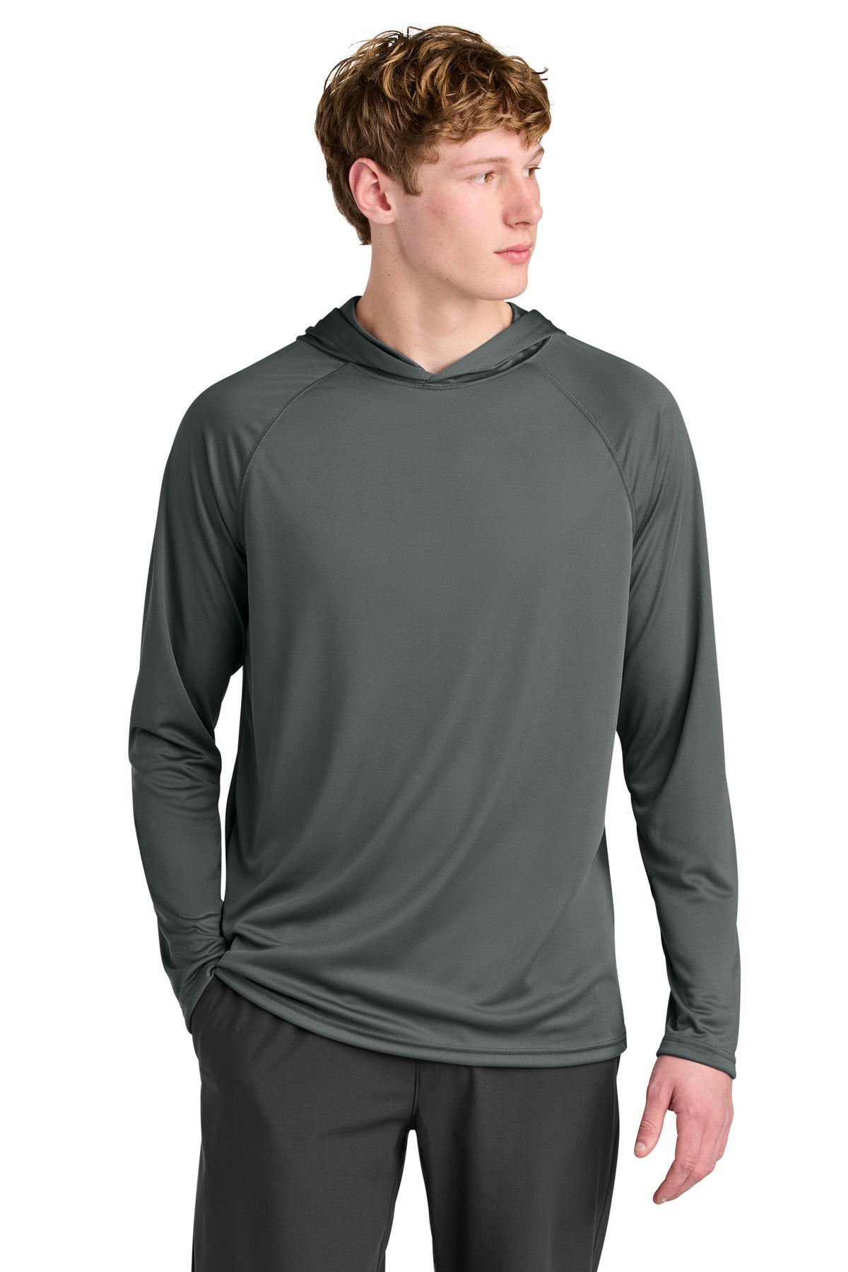 detail of raglan sleeves on a4 cooling performance hooded tee a4n3409 – diy printz