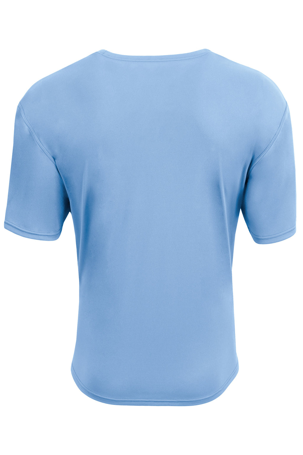 close up of shoulder and sleeve on a4 airflex short sleeve tee – diy printz