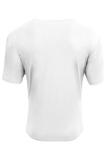 cyclist warming up in a4 airflex short sleeve performance tee – diy printz