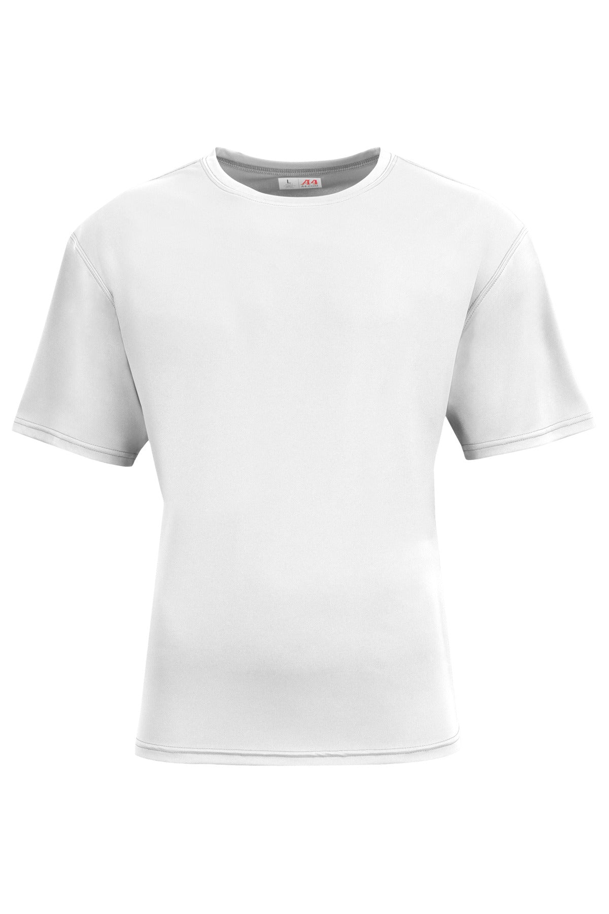 weightlifter wearing a4 airflex short sleeve tee during training – diy printz