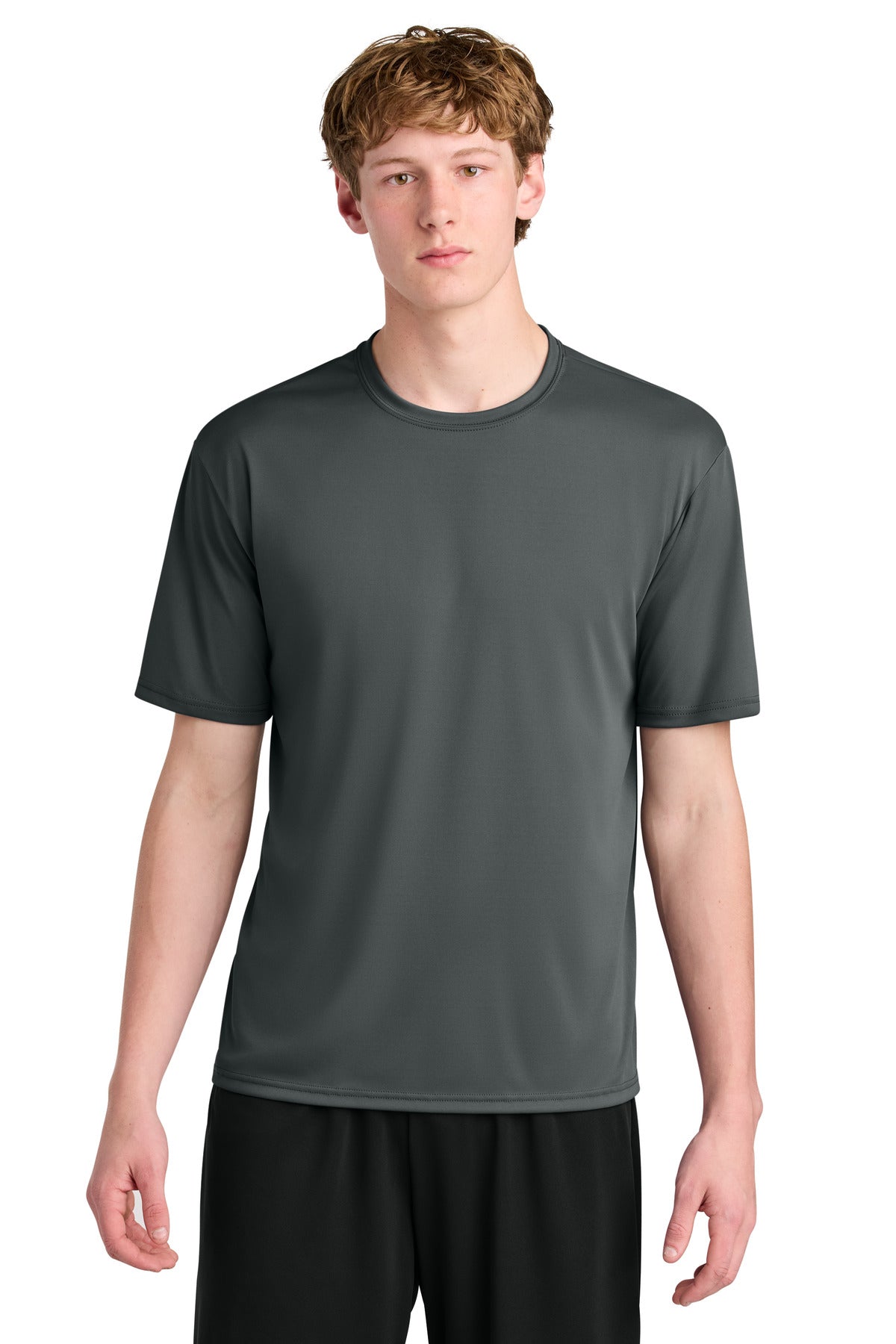 four way stretch fabric close up on a4 airflex short sleeve tee – diy printz
