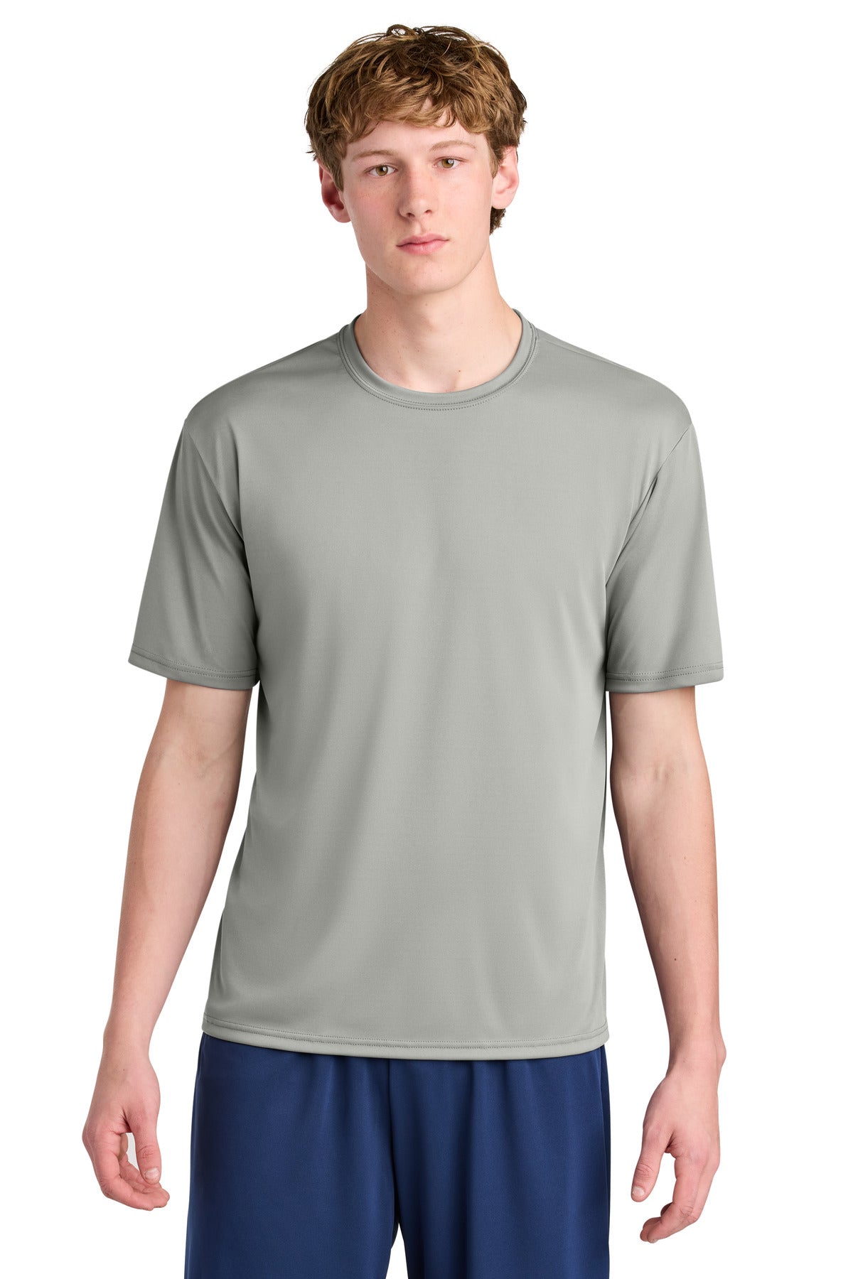 close up of diy printz logo on custom a4 airflex short sleeve tee – diy printz