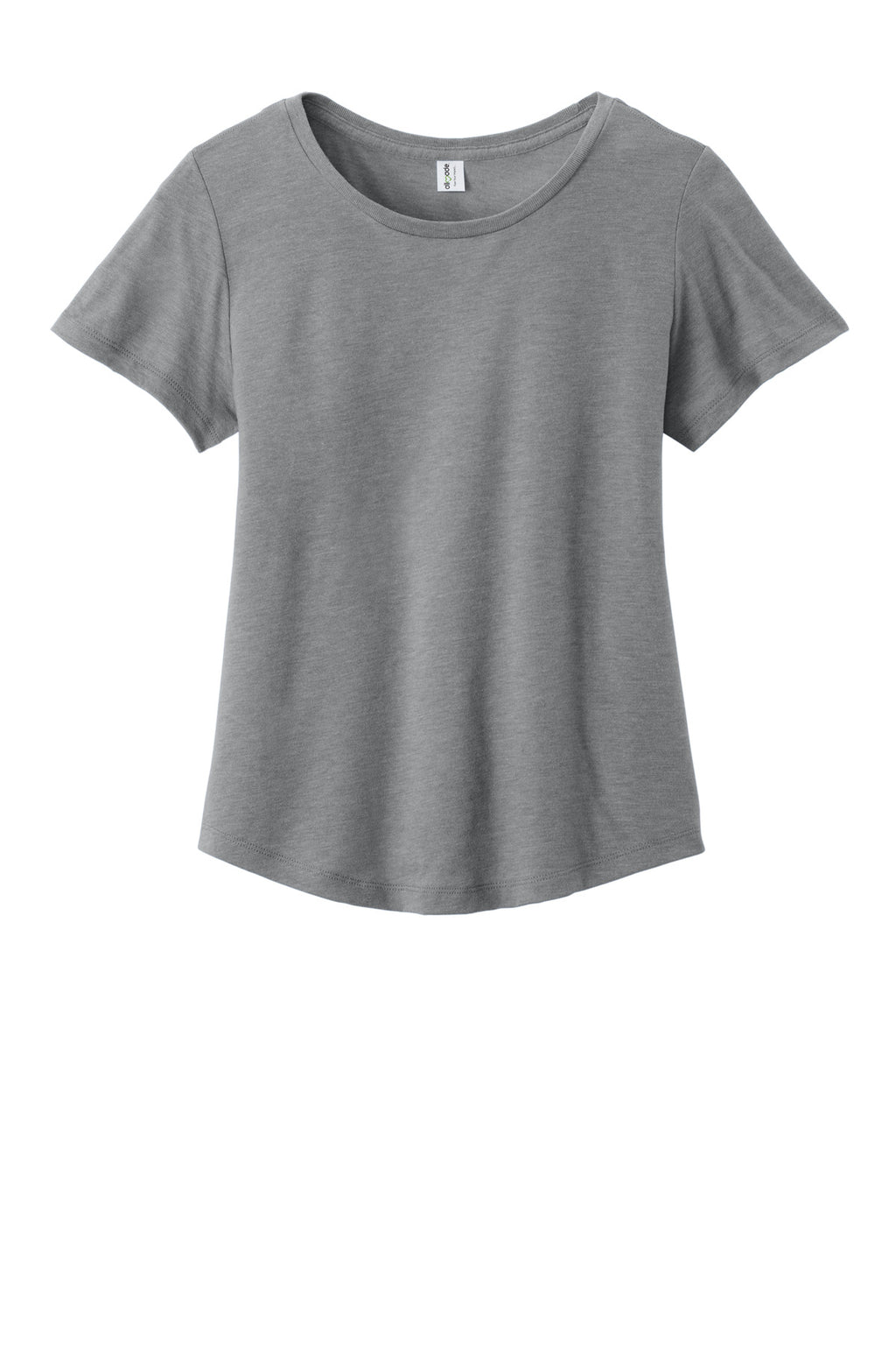 side view of allmade womens relaxed tri blend scoop neck tee al2015 – diy printz