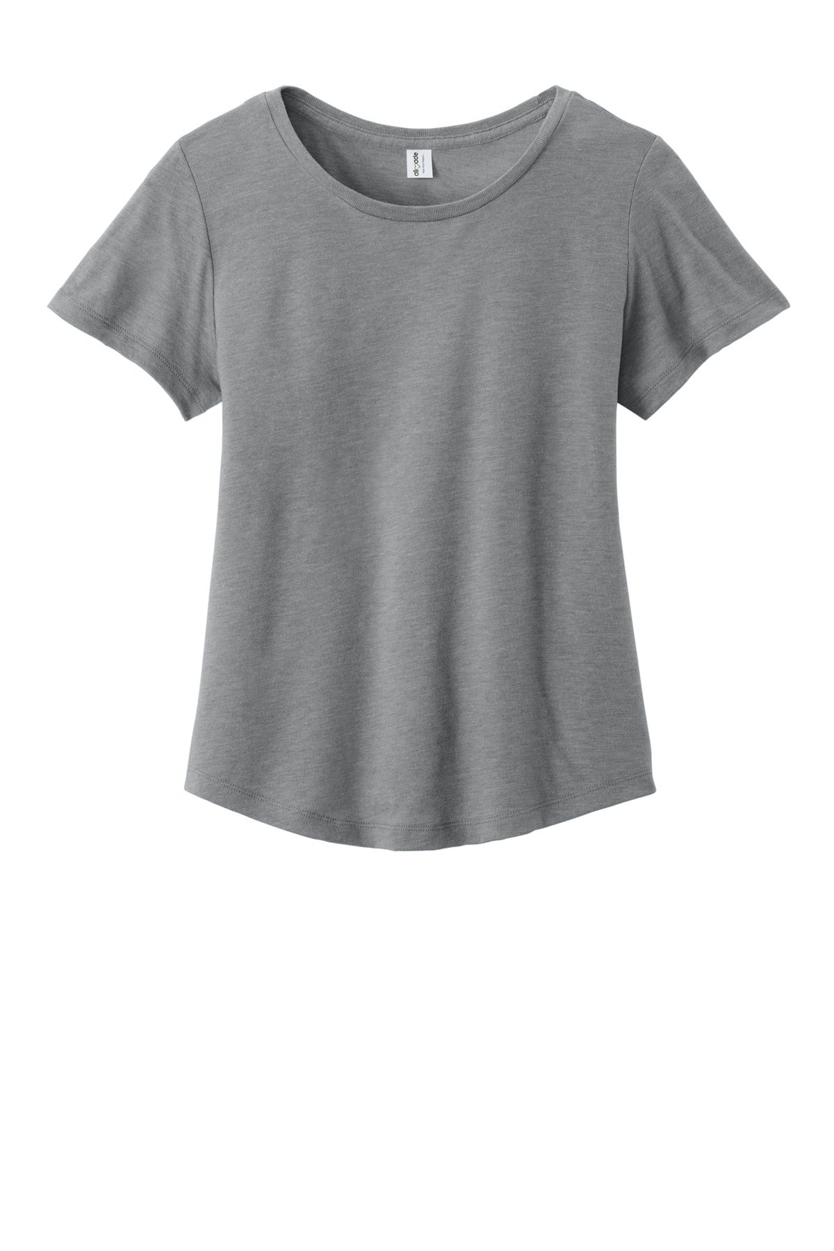 side view of allmade womens relaxed tri blend scoop neck tee al2015 – diy printz