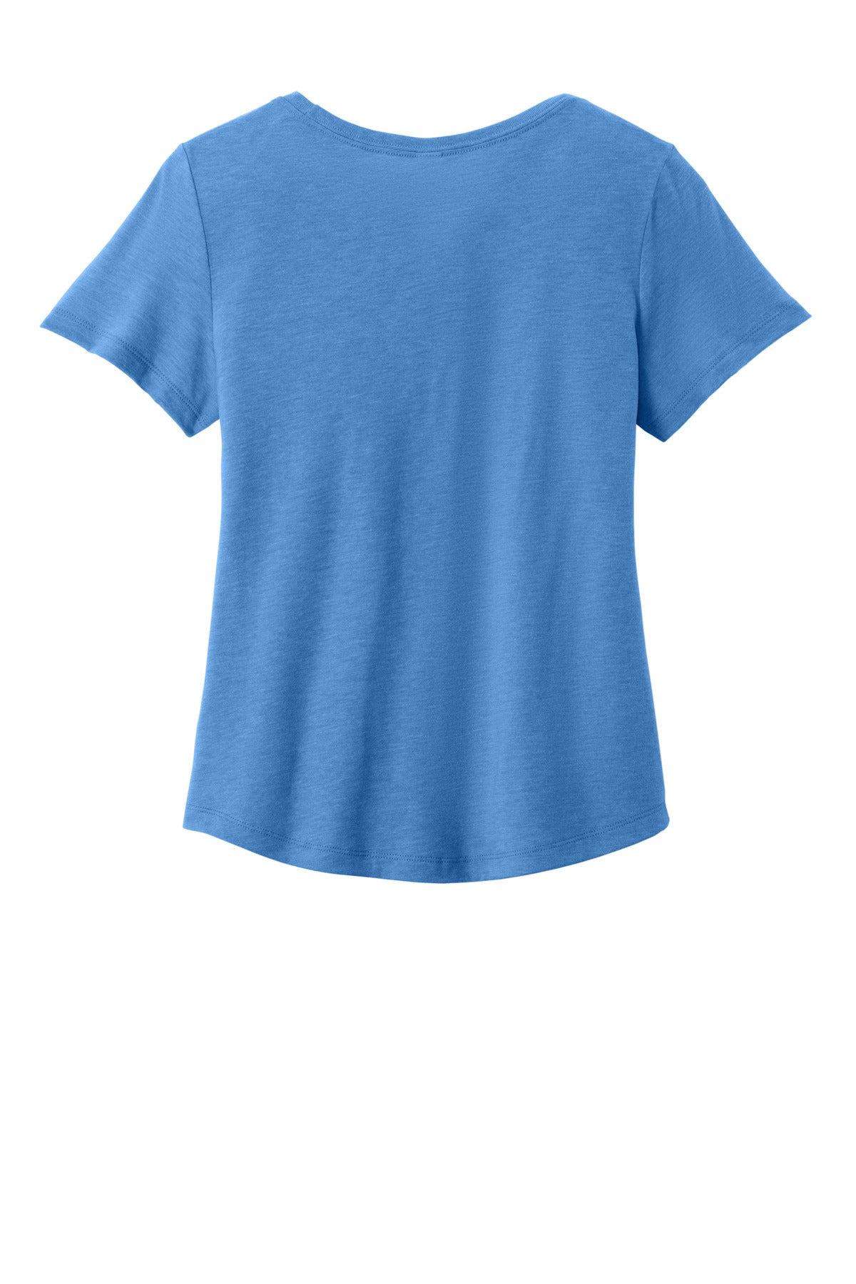 three quarter back angle of allmade womens relaxed tri blend scoop neck tee – diy printz